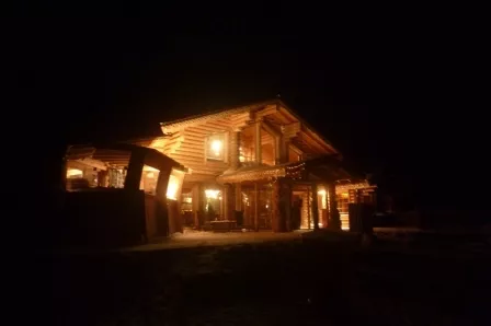 Arrivée au Chalet d'altitude ! Décor magique !