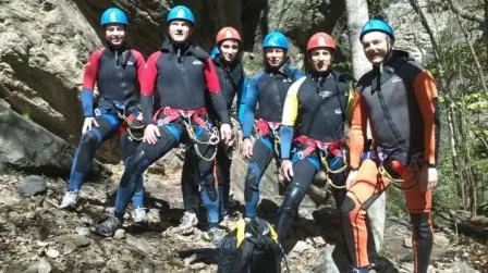 Canyoning en eaux chaudes, Pyrénées Catalanes