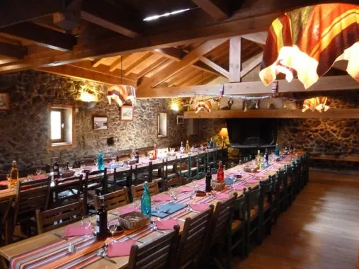 Repas en auberge catalane typique