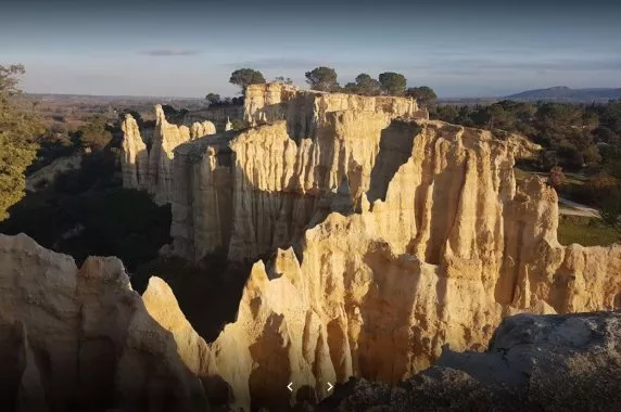 Coucher de Soleil sur les Orgues d'Ille