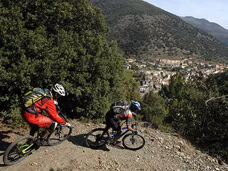 Descente d'Olette en VTT