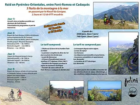 Traversée VTT en Pyrénées-Orientales, entre Font-Romeu et Cadaqués