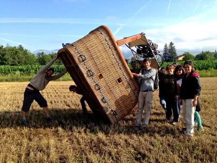 Montage de la montgolfière !