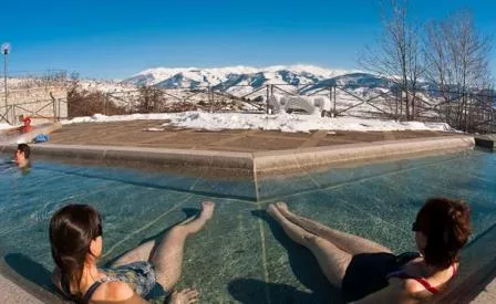 Vues sur le Puigmal depuis les Bains de Dorres